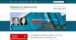 Desktop Screenshot of perkins-lawoffice.com